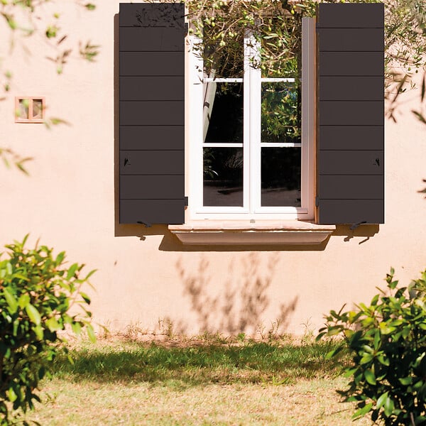 DULUX VALENTINE - Peinture extérieure Bois Ecran+ Dulux Valentine Satin-Bois Brûlé 0,5 L - large