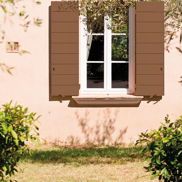 DULUX VALENTINE - Peinture extérieure pour bois Ecran+ - Teck - 2L - large