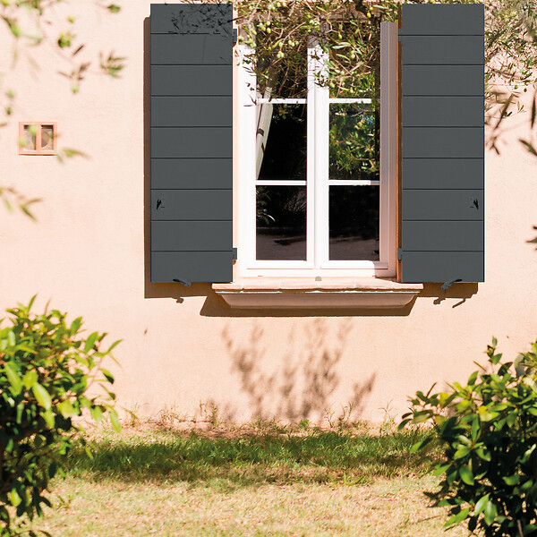 DULUX VALENTINE - Peinture extérieure Bois Ecran+ - Gris Foncé - 2L - large