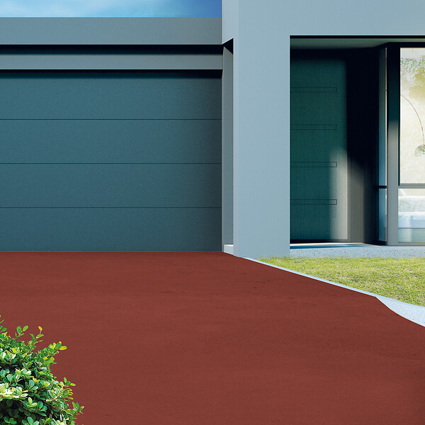 DULUX VALENTINE - Peinture sol - Acrylique Satinée - Rouge Carrelage 2,5L - large