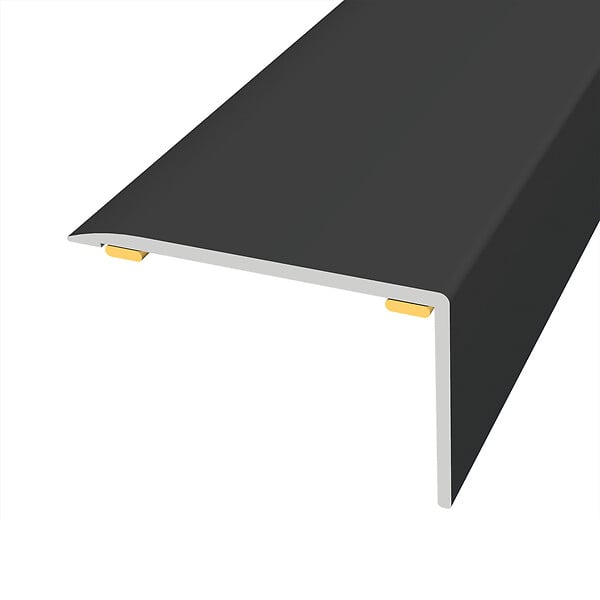 FORESTEA - Nez de marche alu antidérapant adhésif coloris (20) noir Lg 135cm x larg 4cm x 2,5cm - large