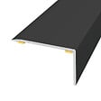 FORESTEA - Nez de marche alu antidérapant adhésif coloris (20) noir Lg 135cm x larg 4cm x 2,5cm - vignette