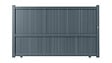 ELSEALU - Portail coulissant Elio - Aluminium - Gris - 375x180cm - vignette