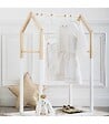ATMOSPHERA - Penderie Enfant en bois forme maison H 100 cm - vignette