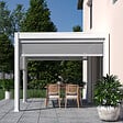 OMBREA - Pergola bioclimatique - Blanc - 3x3m - vignette