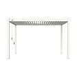 OMBREA - Pergola bioclimatique autoportante - Blanc - 3x4m - vignette