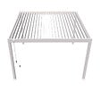 OMBREA - Pergola bioclimatique autoportante 4x4m - Blanc - vignette