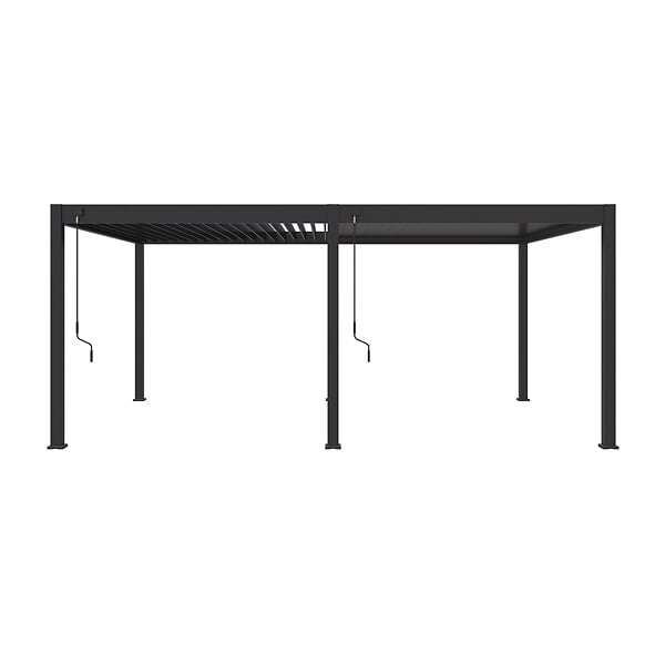 OMBREA - Pergola bioclimatique Ombréa VS - Anthracite - L.599xP.394cm - large