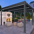 OMBREA - Pergola bioclimatique Ombréa VS - Anthracite - L.599xP.394cm - vignette