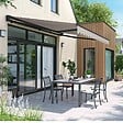 OVIALA - Store banne électrique 4x3m en aluminium taupe - Ouessant - vignette