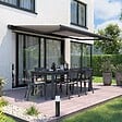 OVIALA - Store banne coffre integral 2.95x2.5m aluminium taupe - Caleta - vignette