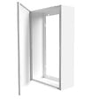 ATOLE - Coffret d'habillage ATOLE 13 modules en acier blanc pour tableaux électriques - H 54 x L 34 x P 14 cm - Réf. RCH100 - vignette