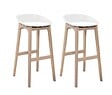 HOME SIGHT - Chaise de bar Homesight - Blanc - vignette
