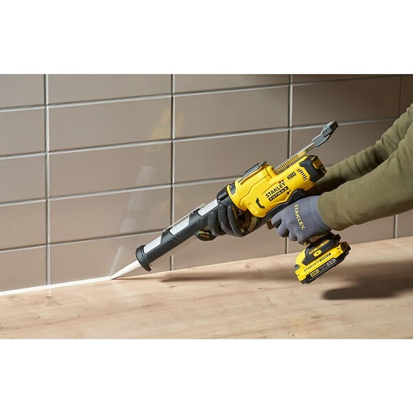 STANLEY Fatmax - Pistolet à mastic 18V - Sans batterie - 250kg de poussée - large