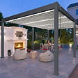 OMBREA - Pergola bioclimatique Ombréa - 4x6m - vignette