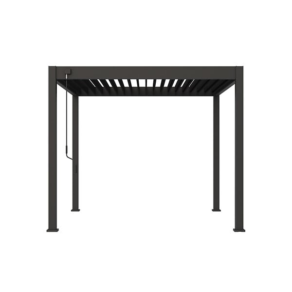 OMBREA - Pergola bioclimatique autoportante - Anthracite - 3x3m - large