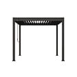 OMBREA - Pergola bioclimatique autoportante - Anthracite - 3x3m - vignette