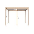 OMBREA - Pergola bioclim. 3x6m bois et blanc OMBREA - vignette