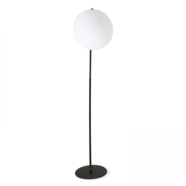OVIALA - Lampadaire arche polyéthylène noir - Blow - large