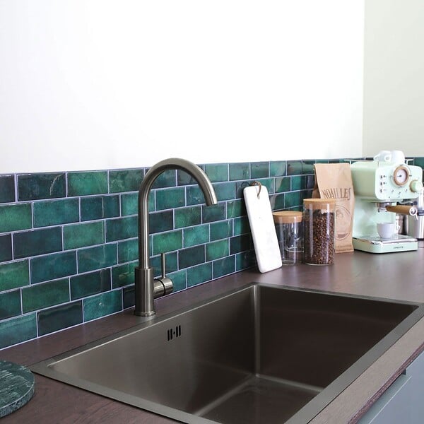 ESSEBAGNO - Luisa évier 1 grande cuve seule 76x45 en inox gris gun métal - large