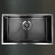 ESSEBAGNO - Luisa évier 1 grande cuve seule 76x45 en inox gris gun métal - vignette