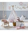 ATMOSPHERA - Tapis enfant Fourrure Blanche D 90 cm - vignette