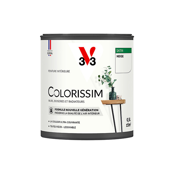V33 PEINTURE - Peinture Colorissim satin Neige 0L5 - large