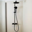 ESSEBAGNO - Luisa colonne de douche thermostatique noire - vignette