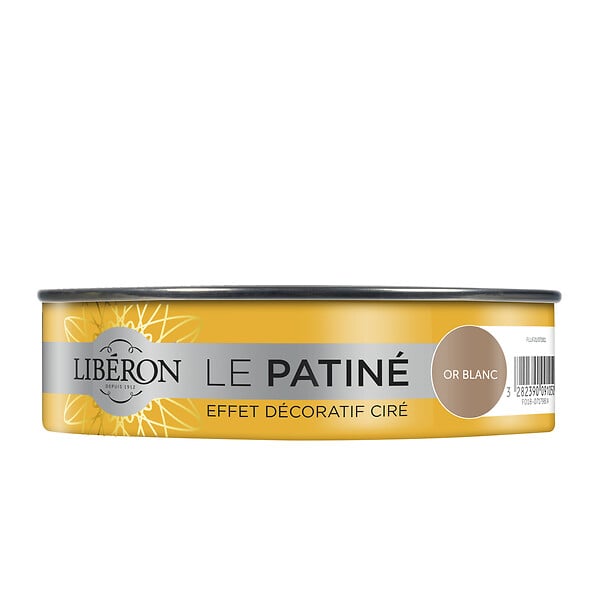 LIBERON - Peinture Le Patine Or blanc Pot 150ml - large