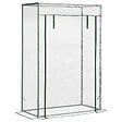 OUTSUNNY - Serre de Jardin serre à tomates 1L x 0,5l x 1,5H m porte zippée déroulante acier thermolaqué PVC haute densité 140 g/m² anti-UV - vignette