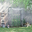 OUTSUNNY - Serre de Jardin serre à tomates 1L x 0,5l x 1,5H m porte zippée déroulante acier thermolaqué PVC haute densité 140 g/m² anti-UV - vignette