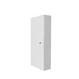 ATOLE - Coffret d'habillage ATOLE 13 modules en acier blanc avec serrure à clef - H 79 x L 34 x P 14 cm - Réf. RCH300GSS - vignette