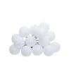 ATMOSPHERA - Guirlande décorative à piles 16 LED Boules en Coton Blanc D 3,5 x L 255 cm - vignette
