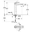 GROHE - Mitigeur haut pour vasque à poser H 33.3 cm - Allure brilliant - 23114000 - Taille XL - vignette