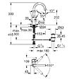 GROHE - Mitigeur de lavabo avec bonde H 30 cm bec courbé - Eurosmart cosmopolitan - 32830001 - Taille L - vignette