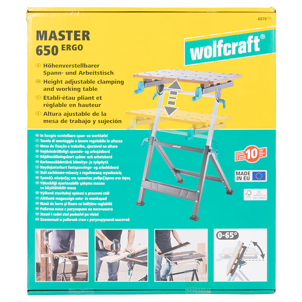 WOLFCRAFT - etabli de serrage master 650 ergo - large