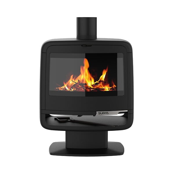 SUPRA - Poêle à bois PAUL SUR PIED 10KW en fonte - étanche - eco design - large