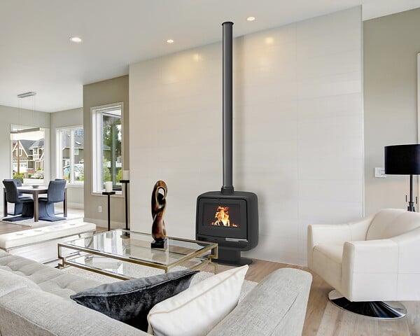 SUPRA - Poêle à bois PAUL SUR PIED 10KW en fonte - étanche - eco design - large