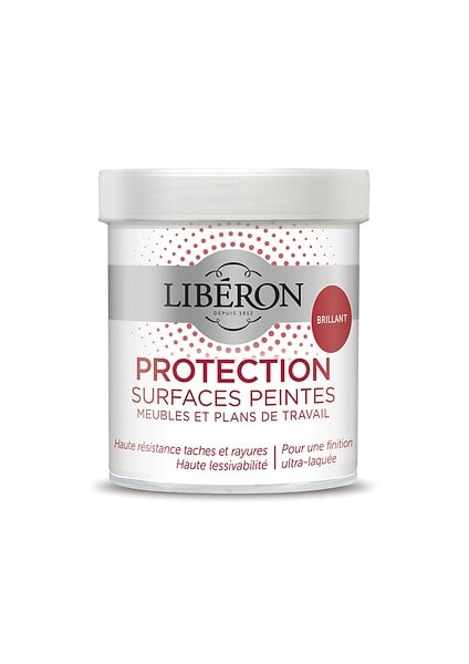 LIBERON - Vernis surfaces peintes Brillant - Incolore - 0.5L - large
