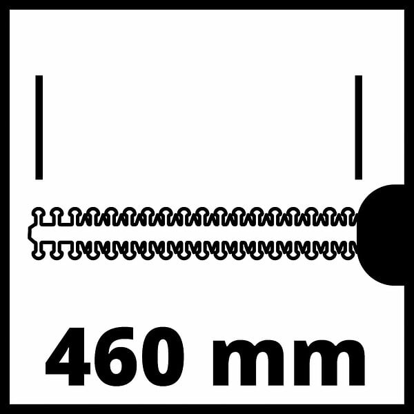 EINHELL - Taille-haies Télescopique électrique GC-HH 9046 - longueur jusqu'à 2,6 m + sangle - large