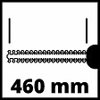 EINHELL - Taille-haies Télescopique électrique GC-HH 9046 - longueur jusqu'à 2,6 m + sangle - vignette