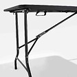 OVIALA - Ensemble table et chaises pliantes noir - REKKEM - vignette