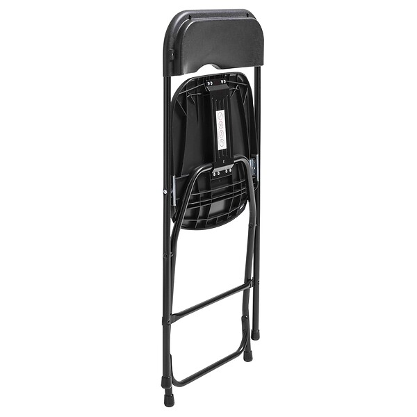 OVIALA - Ensemble table et chaises pliantes noir - REKKEM - large