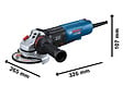 BOSCH - Meuleuse angulaire 1700W GWS 17-125 PS en boite carton - BOSCH - 06017D1300 - vignette
