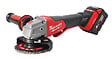 MILWAUKEE - Meuleuse d'angle MILWAUKEE M18 Fuel 125mm avec 2 batteries 5.0Ah chargeur et coffret - vignette