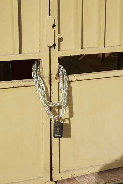 MASTER LOCK - Cadenas combinaison avec clé de secours 48mm - large
