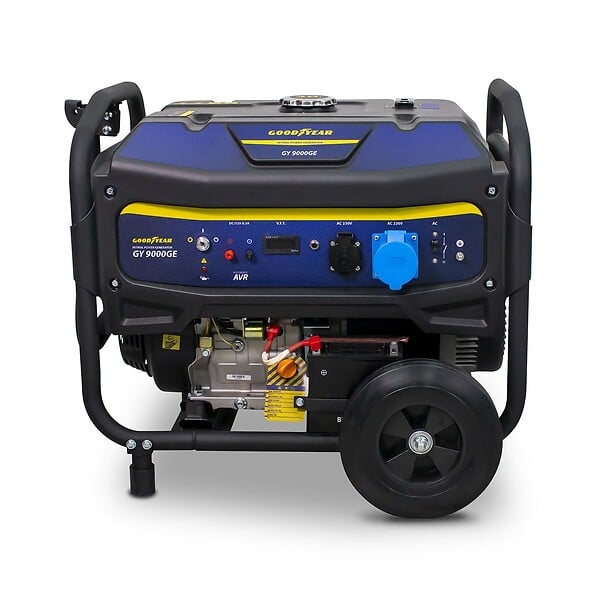 GOODYEAR - Groupe électrogène 8000W Moteur Essence 4T OHV AVR 456 cm³ 18 CV Démarrage électrique Autonomie 9h GOODYEAR - large