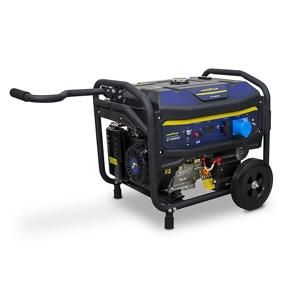 GOODYEAR - Groupe électrogène 8000W Moteur Essence 4T OHV AVR 456 cm³ 18 CV Démarrage électrique Autonomie 9h GOODYEAR - large