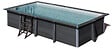 GRE - Piscine rectangle composite LDD - L.606xl.326xH.124cm - vignette