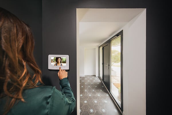 SOMFY - Visiophone connecté filaire - V®350 Connect - Blanc - large